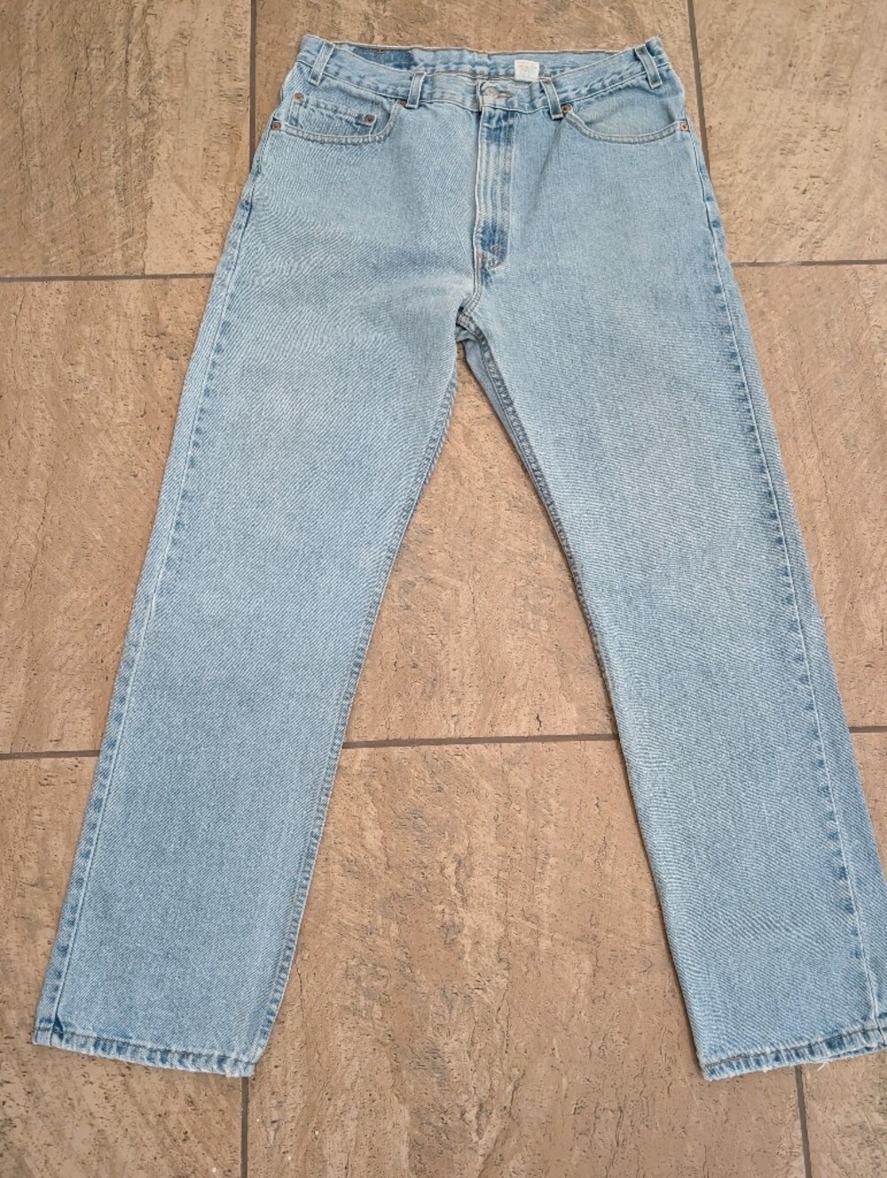 Vintage Levi's 505 Made In USA Denim Jean Light Wash Size 36x34